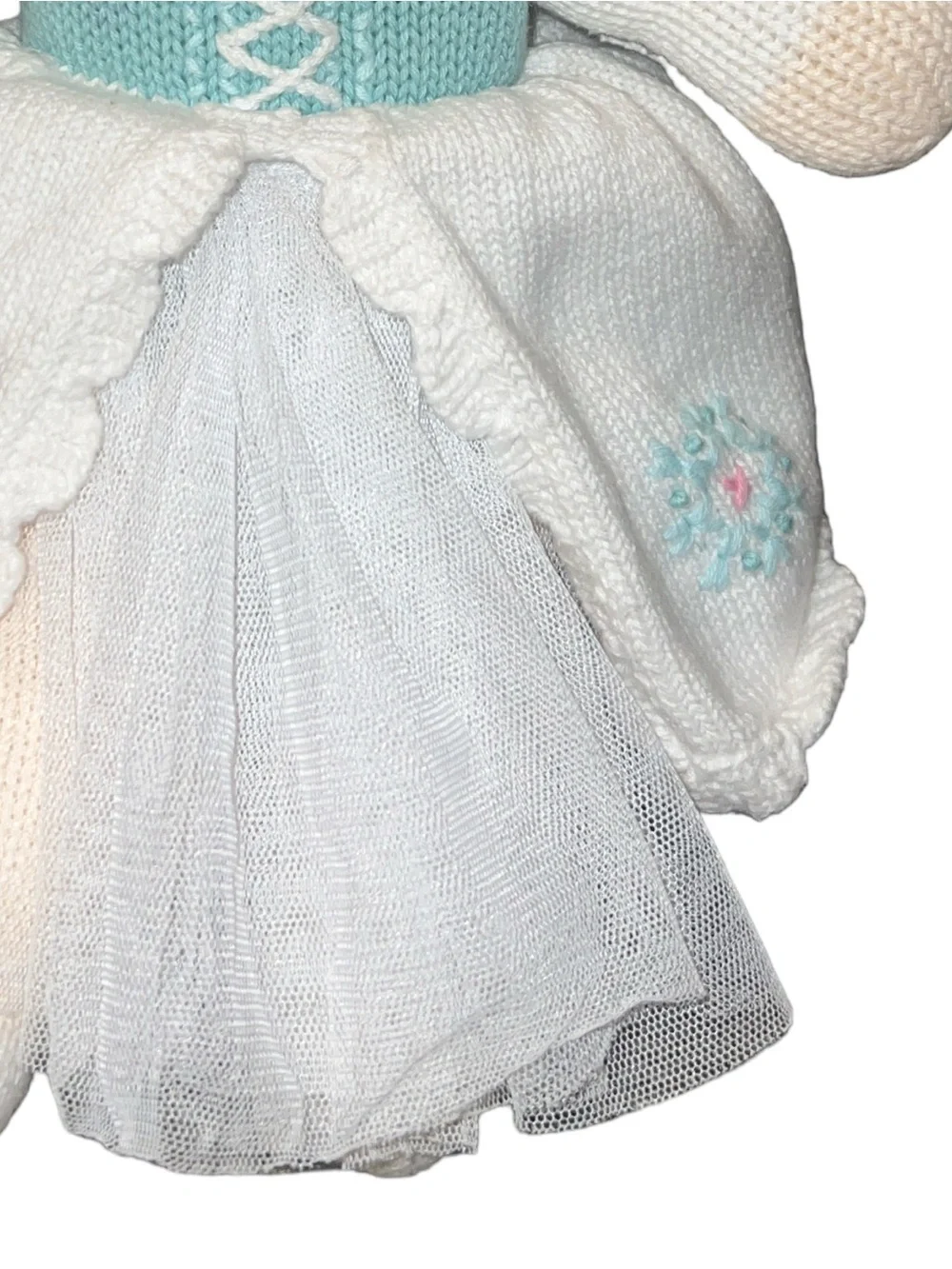 Zubels Charlotte the Ice Princess Stuffed Knit Doll Baby Plush